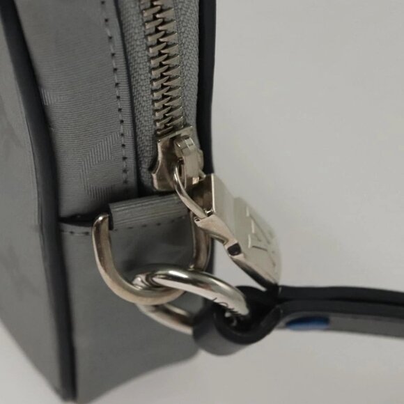 LOUIS VUITTON Monogram Satellite Alpha Clutch Bag Silver - Picture 7 of 16